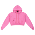 Original ViK Designs Snow Washed Cropped Hoodie