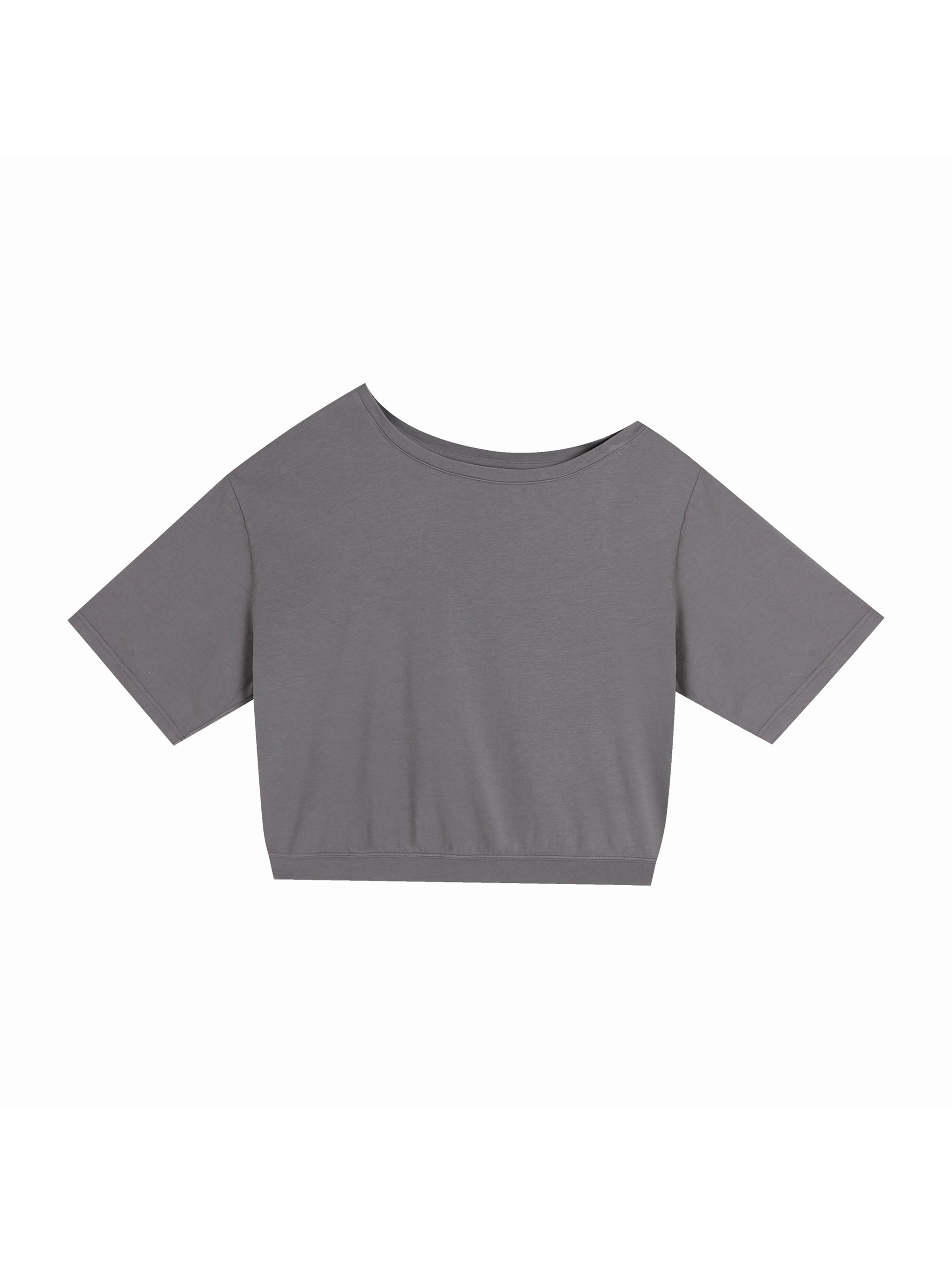 Original ViK Designs Asymmetric Shoulder Oversized Cotton T-Shirt